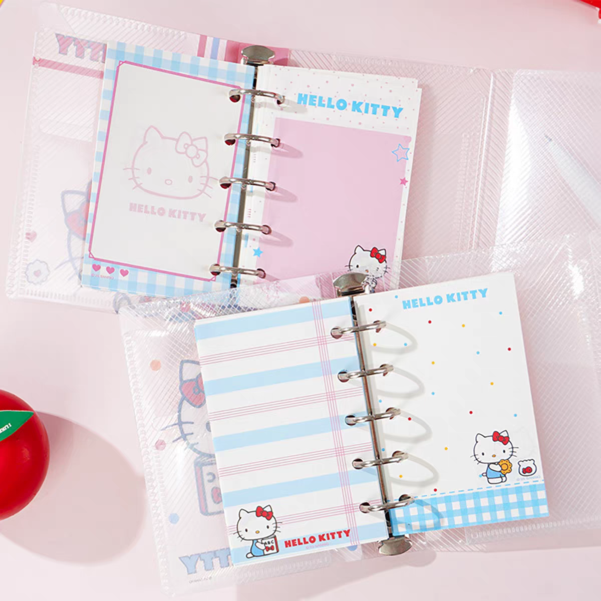 Hello Kitty Ring Reusable Binder Diary Planner