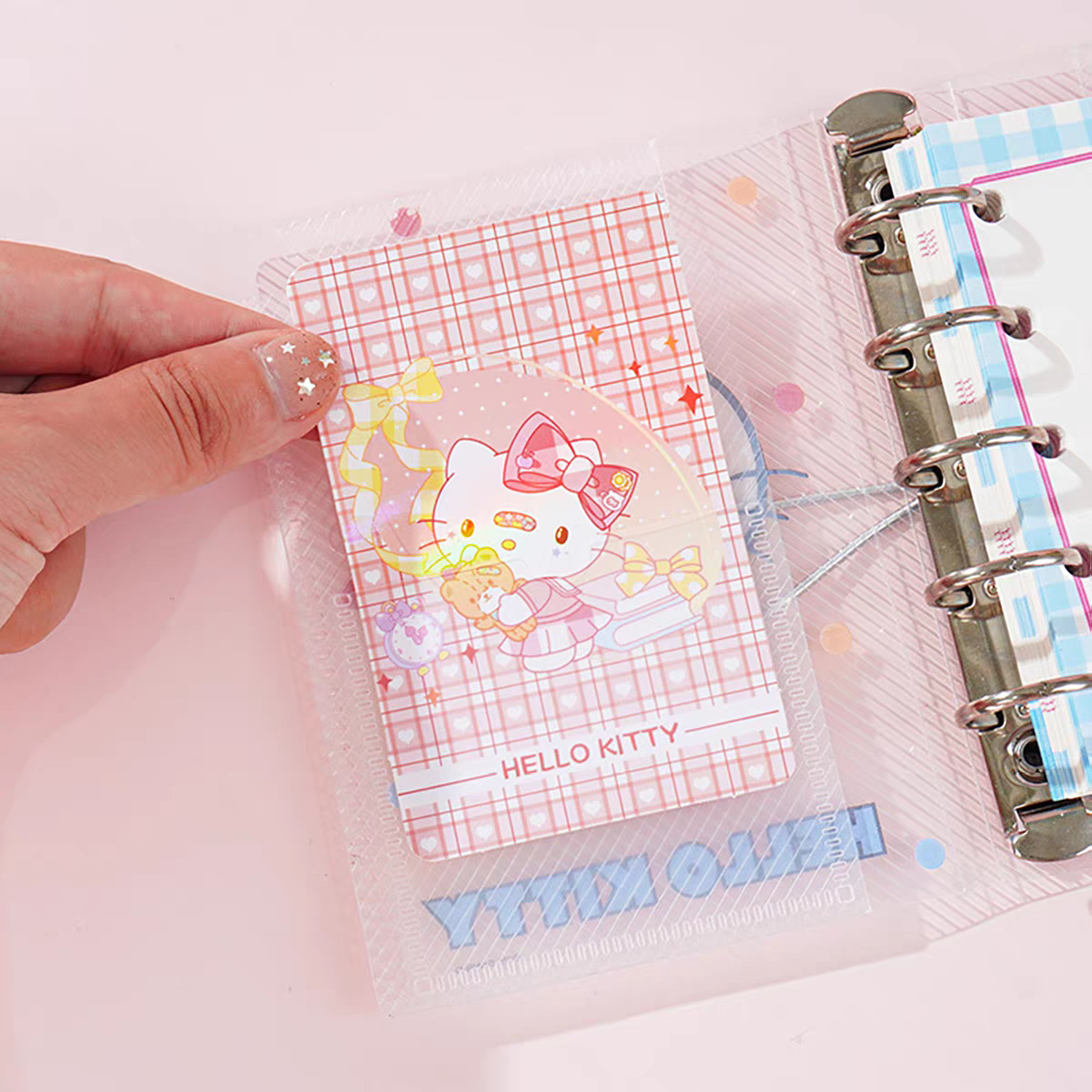 Hello Kitty Ring Reusable Binder Diary Planner