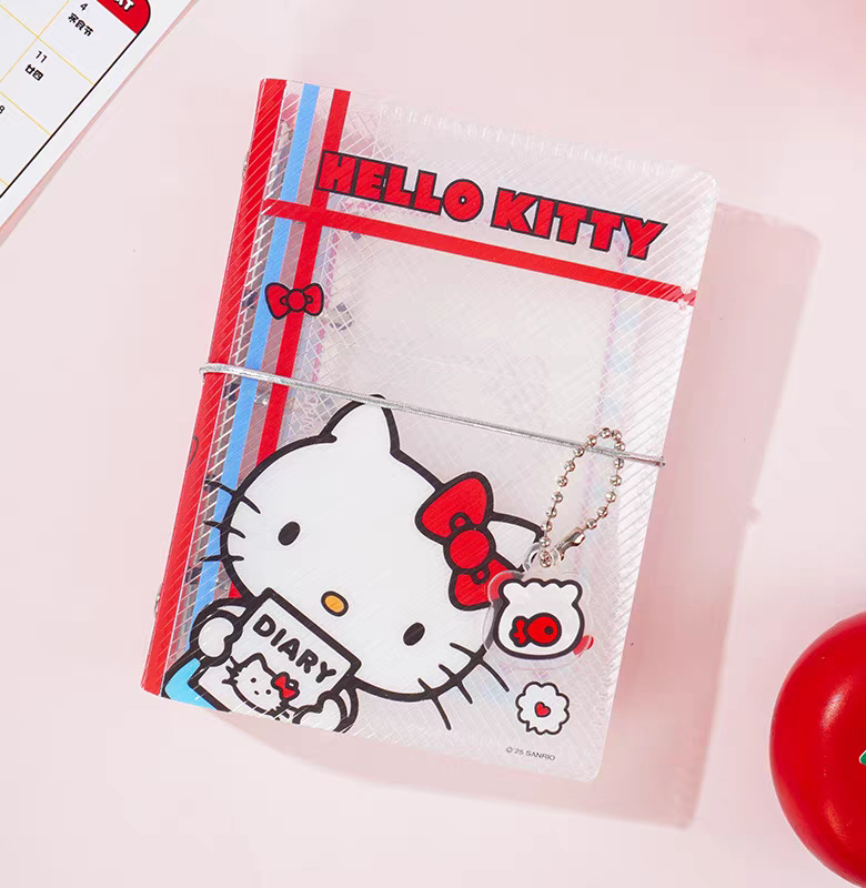 Hello Kitty Ring Reusable Binder Diary Planner