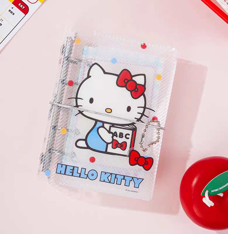 Hello Kitty Ring Reusable Binder Diary Planner