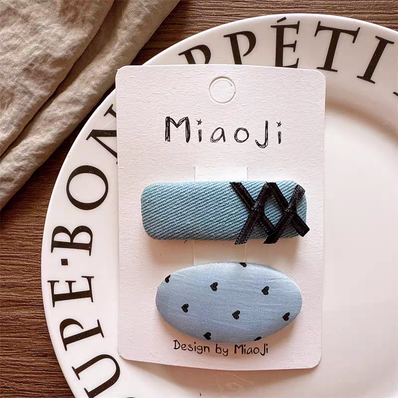 Pinteresty Blue Hair Clip - Pair