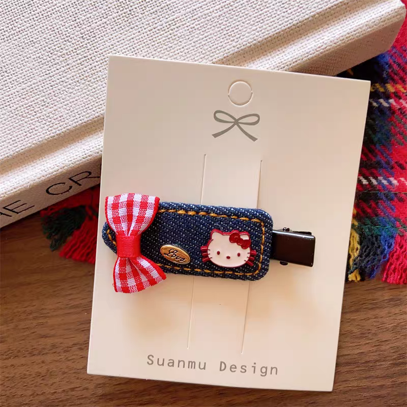 Blue Denim HK Hair Clip (Dark Blue)