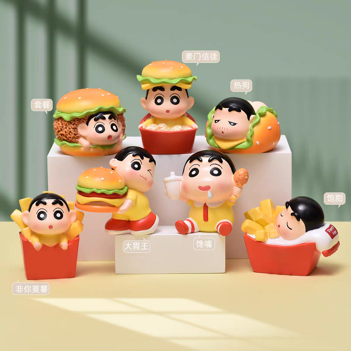 Crayon Shin-chan Food Series Blind Box (Single Box - Authentic)