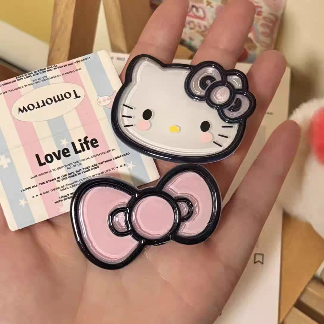 Hello Kitty Resin Hair Clips - Pair