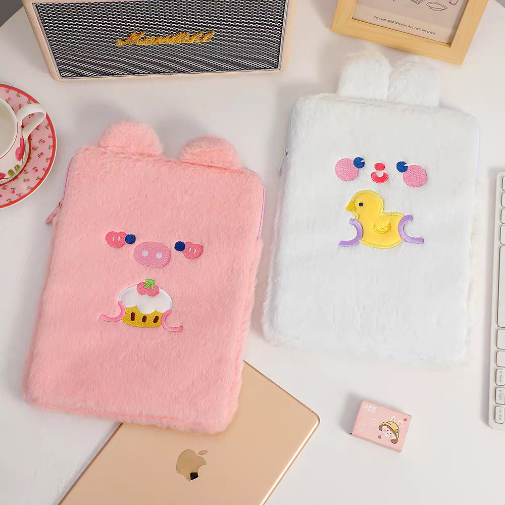 Kawaii Plush Tab/Storage Pouch - 29 x 22 cm