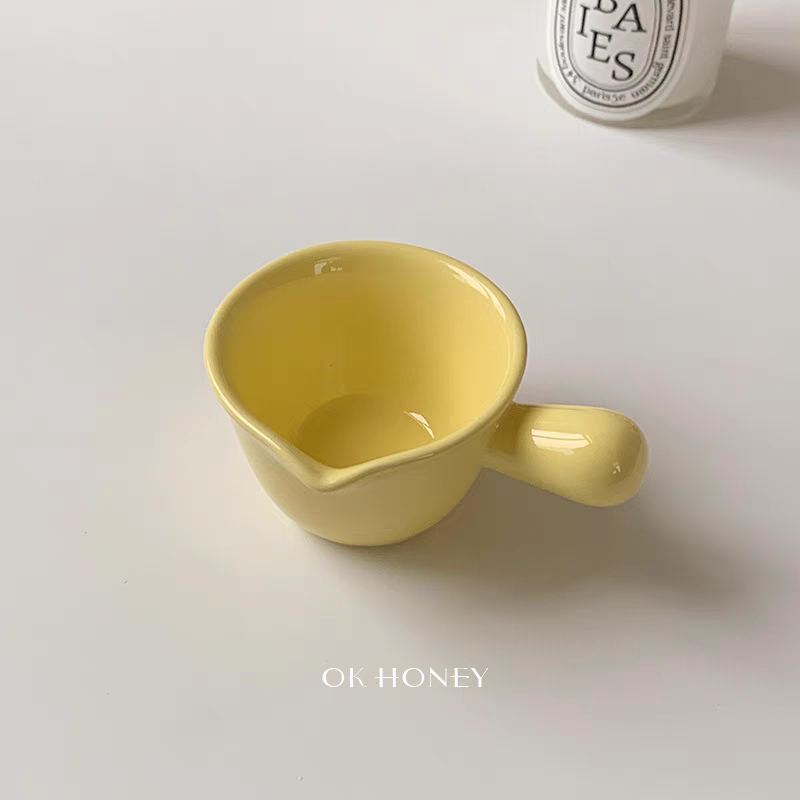 Pastel Ceramic Espresso Pouring Cup