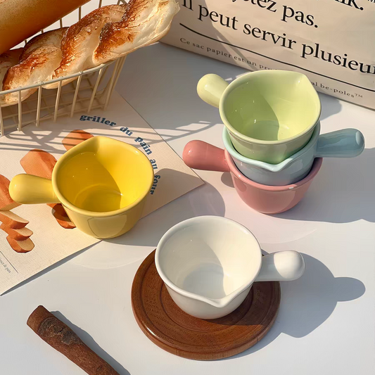 Pastel Ceramic Espresso Pouring Cup