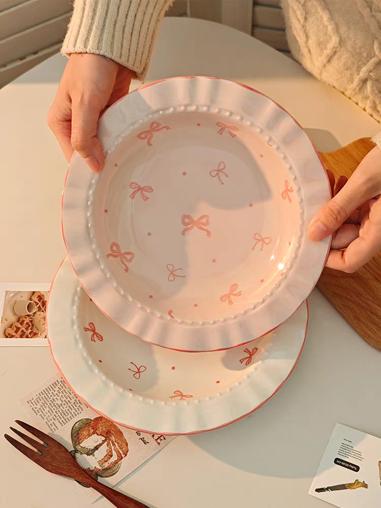 Coquette Bow Tableware Set - Set of 3