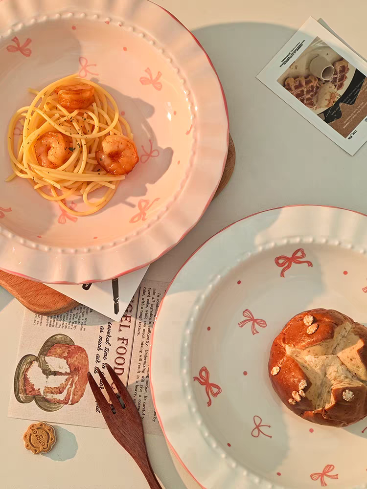 Coquette Bow Tableware Set - Set of 3