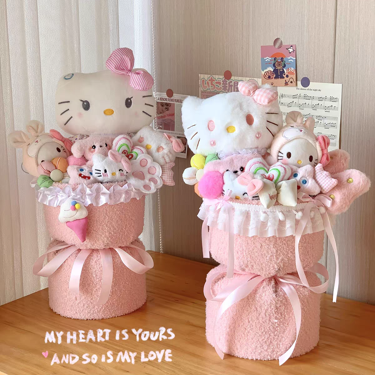 Hello Kitty Handmade Plush Bouquet