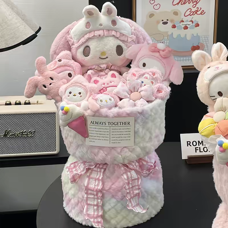 My Melody Handmade Plush Bouquet