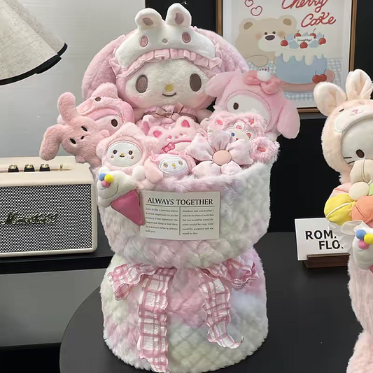 My Melody Handmade Plush Bouquet