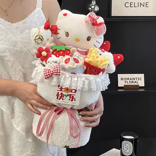 Hello Kitty Handmade Plush Bouquet - Model A