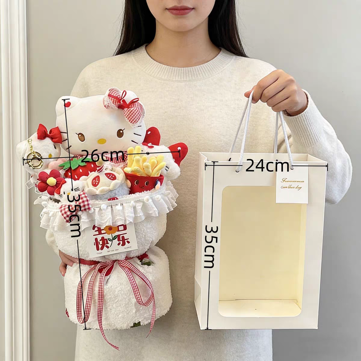 Hello Kitty Handmade Plush Bouquet - Model A