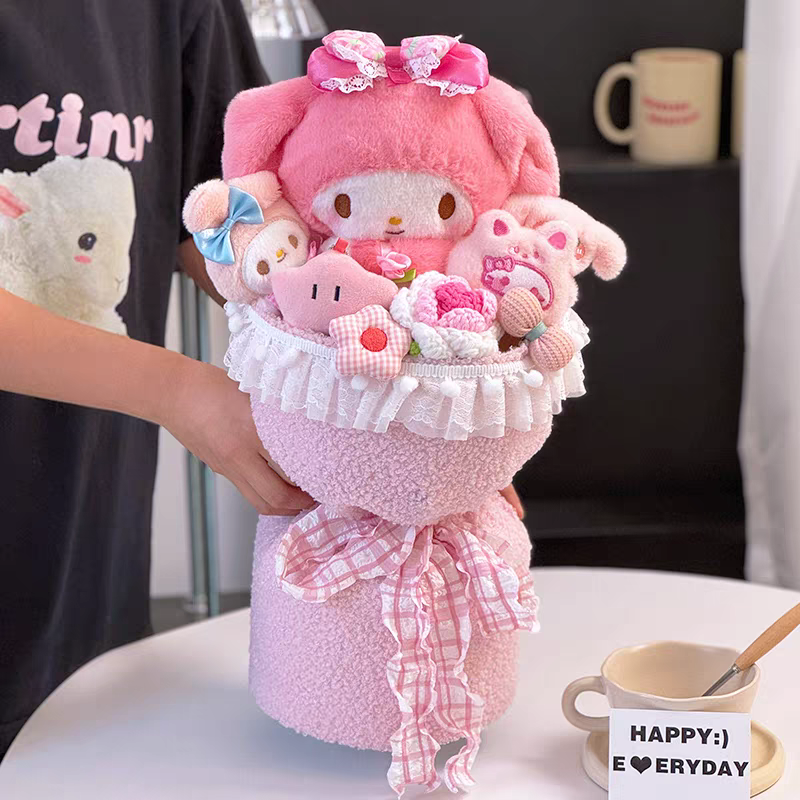 My Melody Handmade Plush Bouquet - Model A