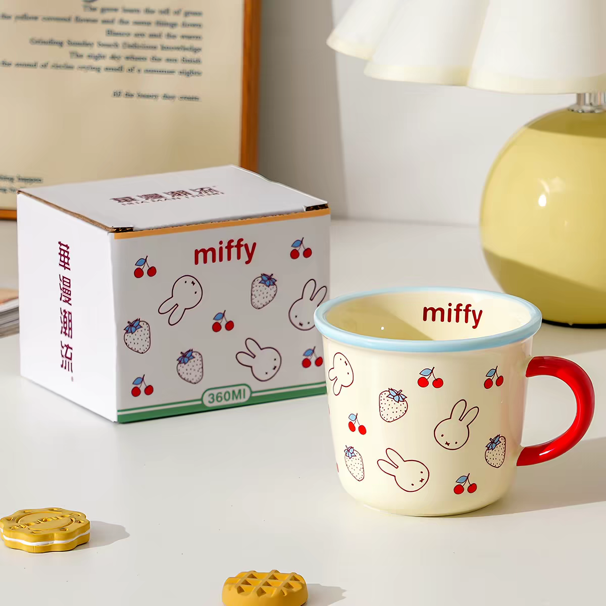 Cute Miffy Ceramic Cup