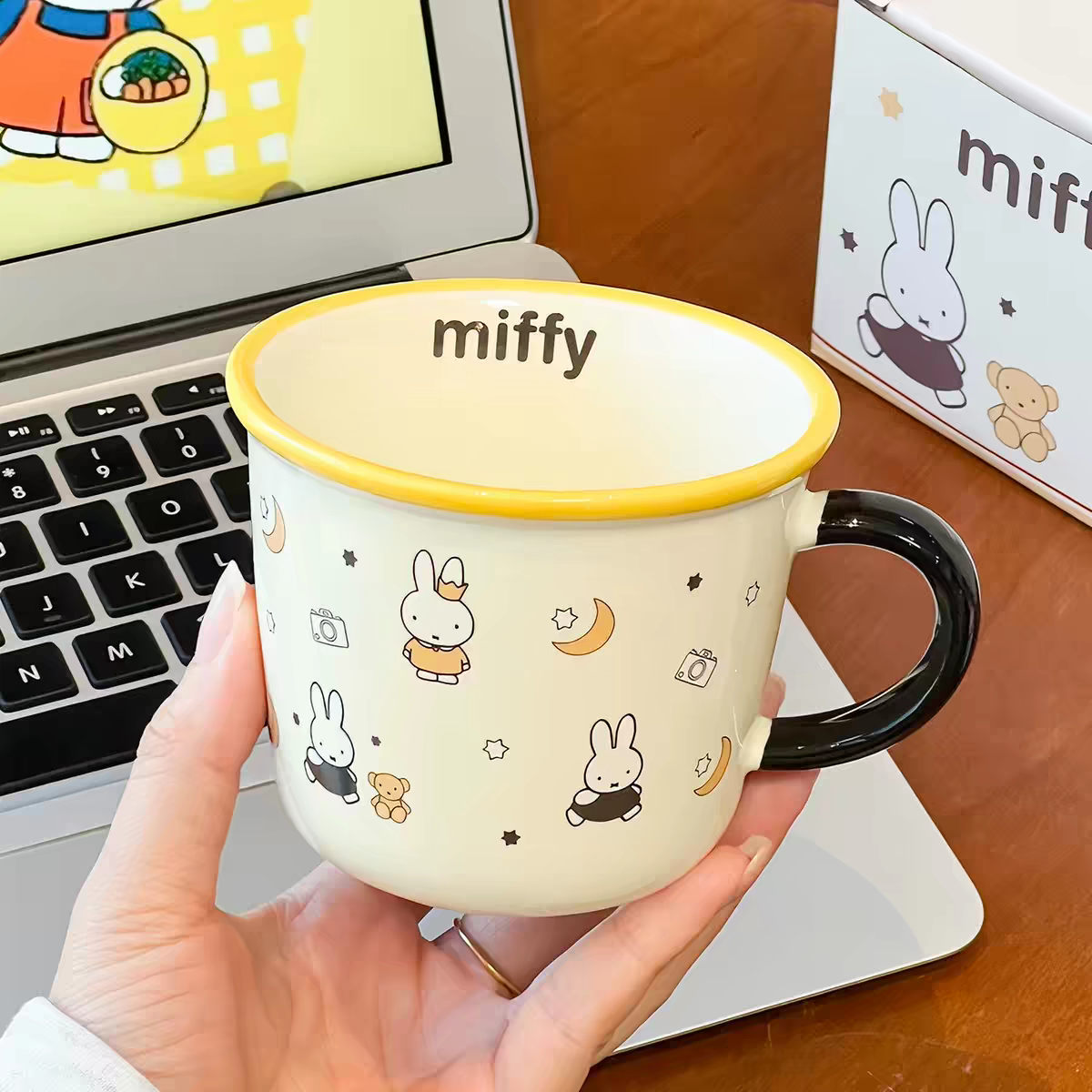 Cute Miffy Ceramic Cup