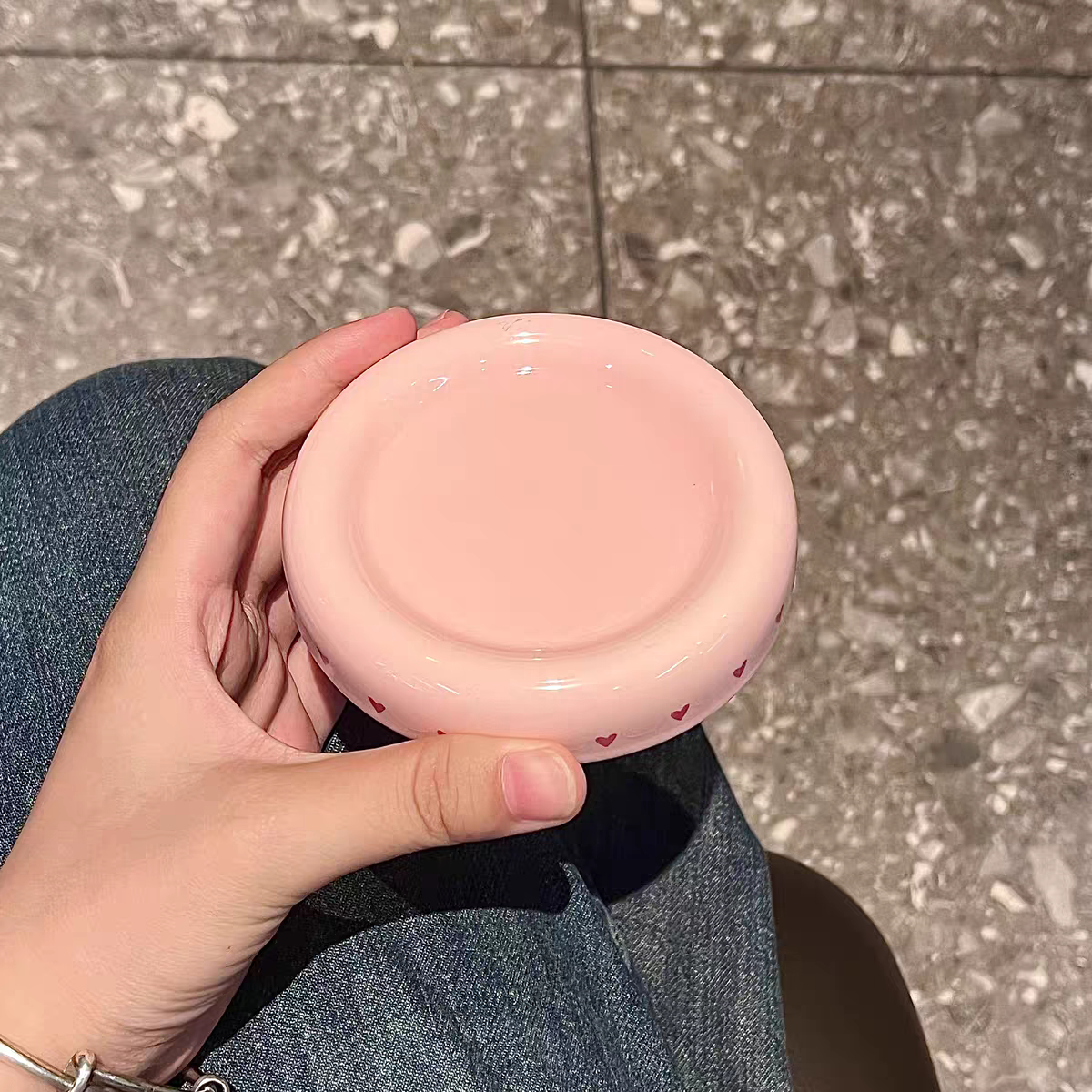 Stylish Ceramic Mug with Lid