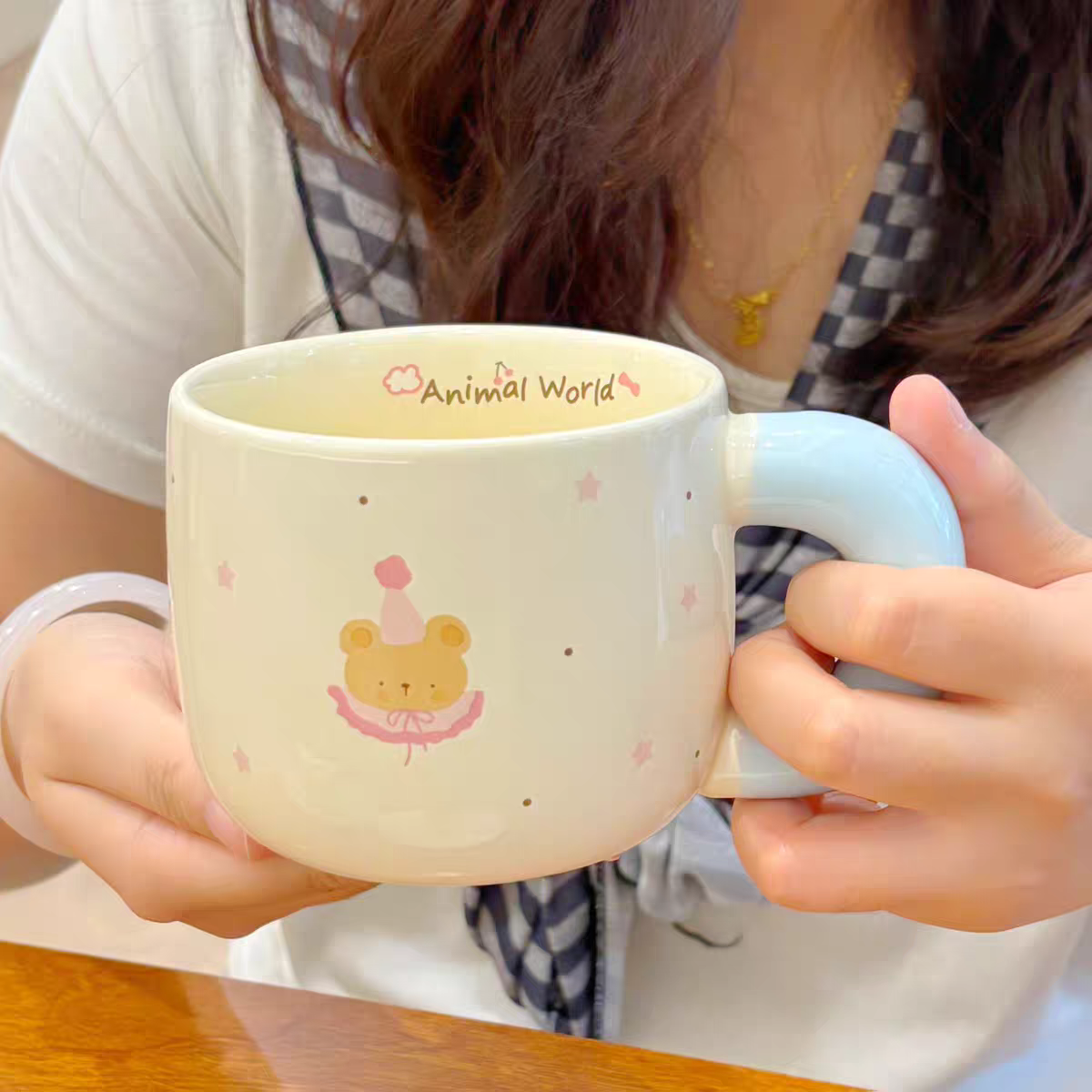 Cute Pastel Cozy Bubble Cup