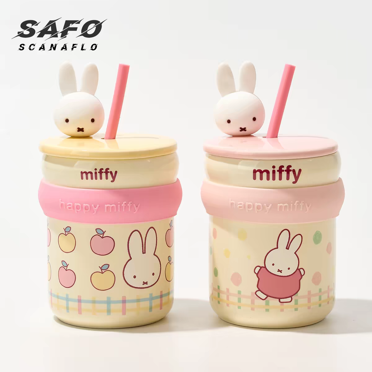 Miffy Ceramic Straw Mug