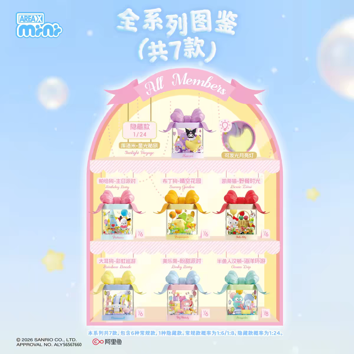 Sanrio Characters Sweet Dream Series Mini Building Blocks Blind Box