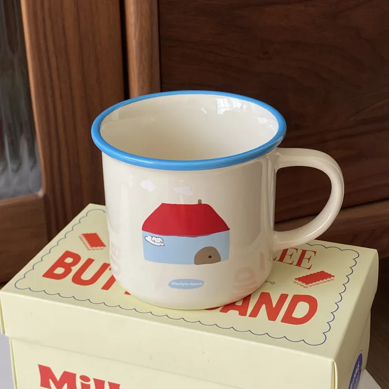 Sweet House Ceramic Handle Mug