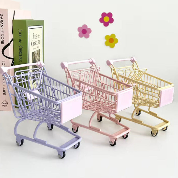 Mini Shopping Cart Trolley - Metal