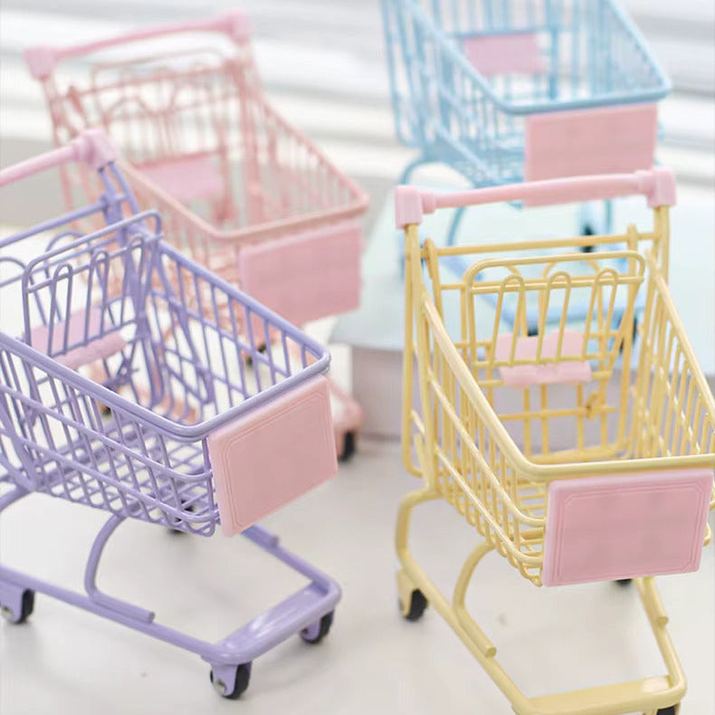 Mini Shopping Cart Trolley - Metal