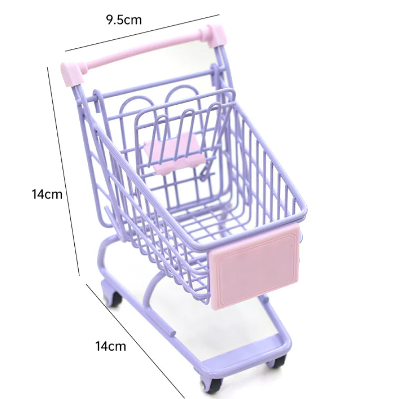 Mini Shopping Cart Trolley - Metal