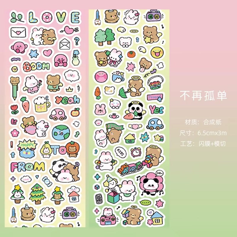 Kawaii Sticker Tape Roll