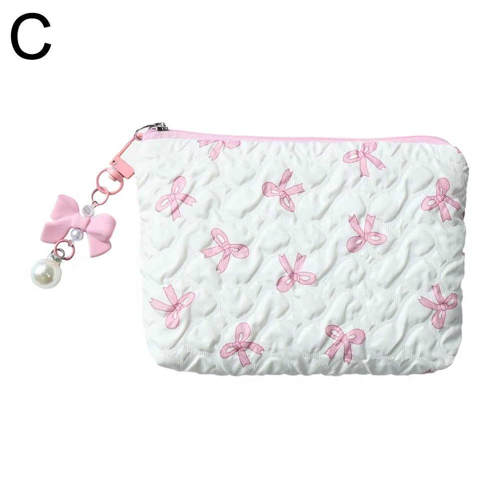 Bowknot Coin Pouch with Keycharm