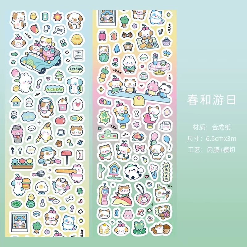 Kawaii Sticker Tape Roll