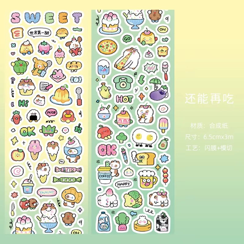 Kawaii Sticker Tape Roll