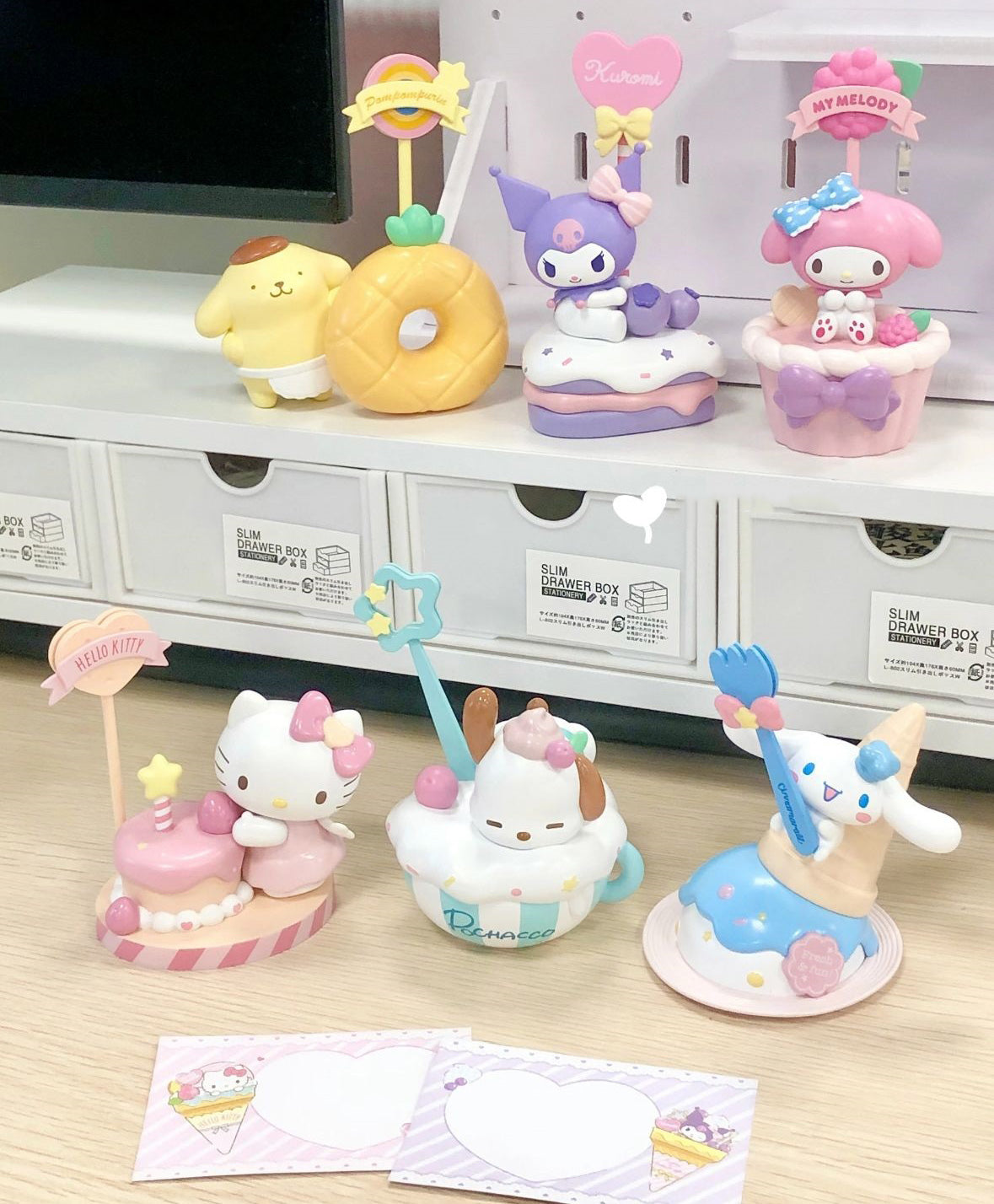 Sanrio Family Dessert Series Note Ornaments Picture Holder Clip Holder