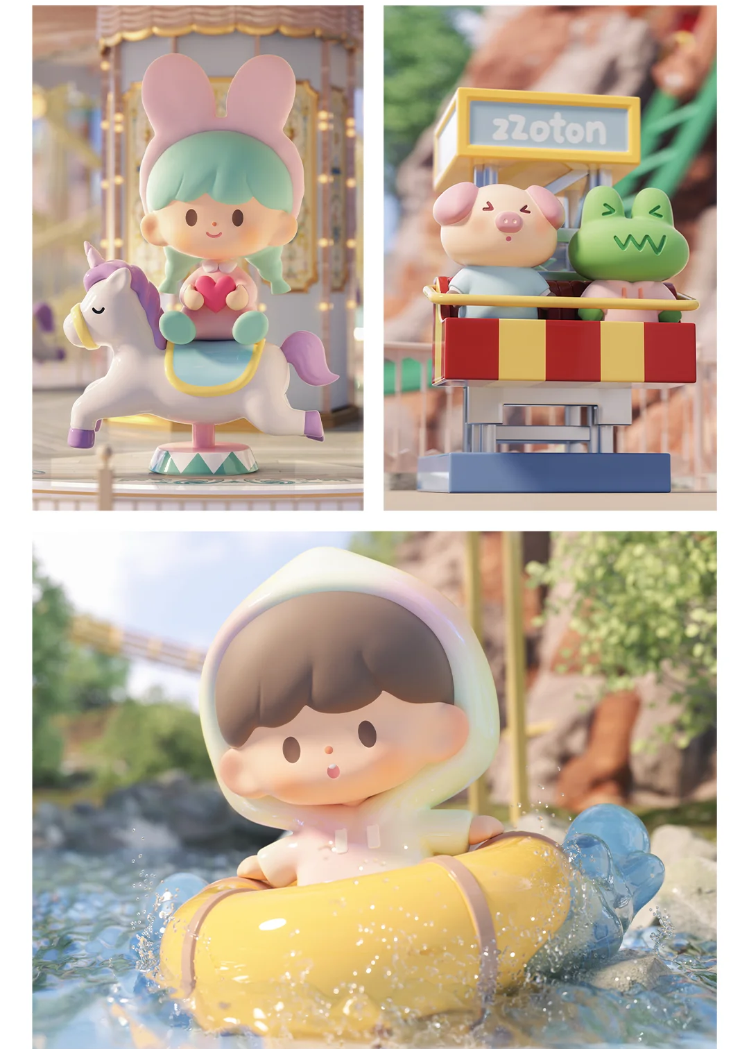 Finding Unicorn zZoton Treasure Land Series blind box
