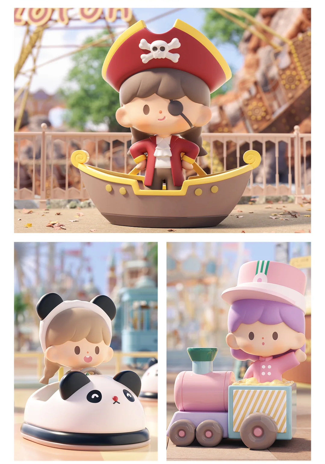 Finding Unicorn zZoton New Year in Apple Village Series Blind Box